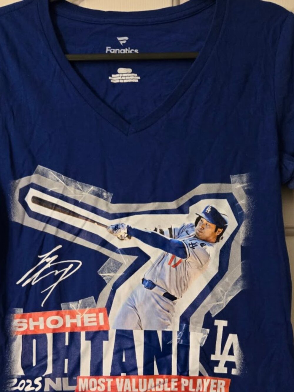 Shohei Ohtani LA Dodgers MLB 2025 National League MVP Women's Tee